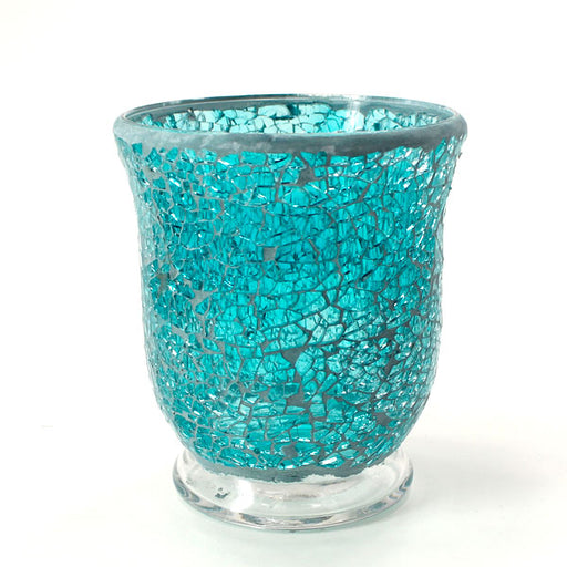 Mosaic - Turquoise Crackle - Hurricane - Large