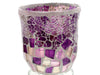 Mosaic - Dark & Light Purple Kaleidoscope Crackle - Hurricane - Large
