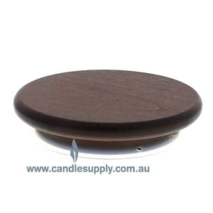  Candela Metro Lids - Dark Walnut - X-Large by Candle Supply sold by Candle Supply