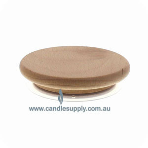  Candela Metro Lids - Natural Beech - Large by Candle Supply sold by Candle Supply