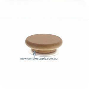  Candela Metro Lids - Natural Beech - Small by Candle Supply sold by Candle Supply