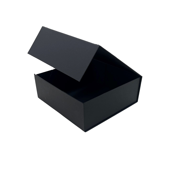 Hamper Gift Box – Medium Square 300mm x 300mm – Matt Black