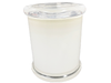  Candela Metro Jars - Opaque White - Flat Lid - Large by Candle Supply sold by Candle Supply