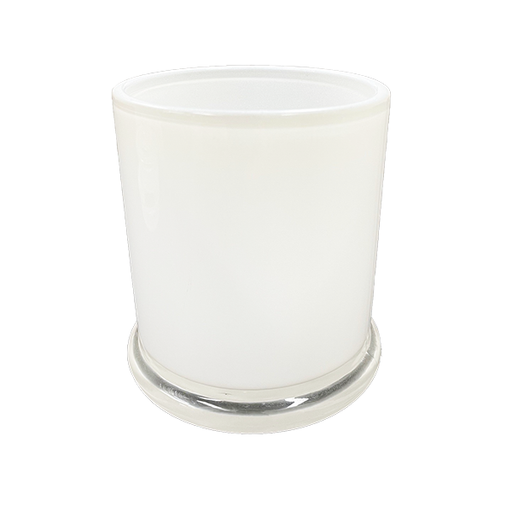  Candela Metro Jars - Opaque White - No Lid - Large by Candle Supply sold by Candle Supply