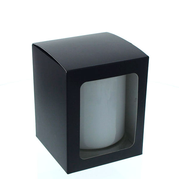 Candela Metro - FLAT Lid - Gift Box - Large - BLACK - WINDOW