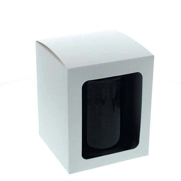 Candela Metro - FLAT Lid - Gift Box - Large - WHITE - WINDOW