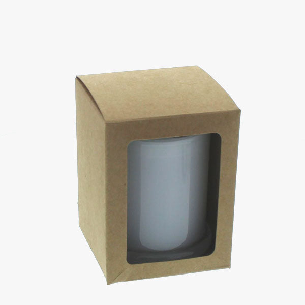 Candela Metro - FLAT Lid - Gift Box - Medium - NATURAL - WINDOW