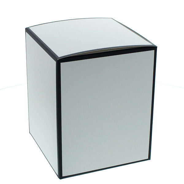 Candela Metro - FLAT Lid - Gift Box - X-Large - WHITE/BLACK