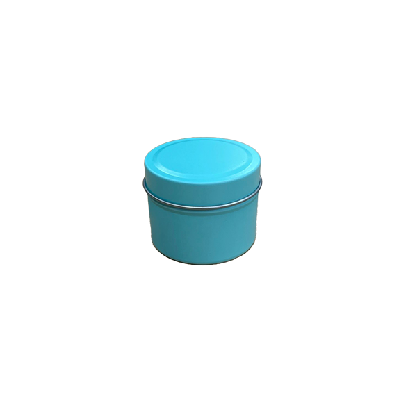 Travel Tins - 2oz - Tiffany Blue - Seamless with Solid Lid