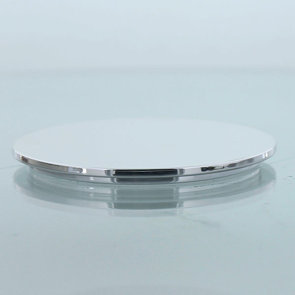 Candela Tumbler Lids - Electroplated Plastic Silver - Shallow