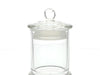 Candela Metro Jars - Clear Glass - Knob Lid - Small