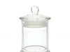 Candela Metro Jars - Clear Glass - Knob Lid - Small