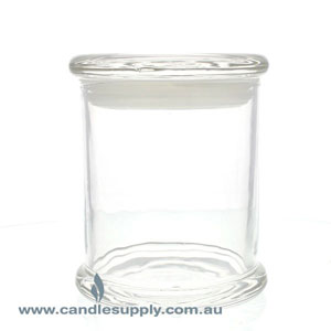  Candela Metro Jars - Clear Glass - Flat Lid - X-Large by Candle Supply sold by Candle Supply