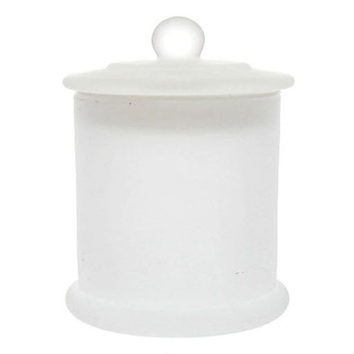  Candela Metro Jars - Frosted Glass - Knob Lid - X-Large by Candle Supply sold by Candle Supply