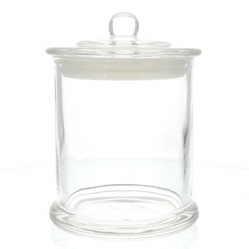  Candela Metro Jars - Clear Glass - Knob Lid - X-Large by Candle Supply sold by Candle Supply