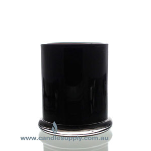Candela Metro Jars - Opaque Black - No Lid - Medium