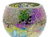 Mosaic - Soft Green & Purple Crackle - Large