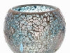 Mosaic - Soft Blue & Pink Crackle - Large