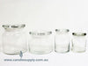 Apothecary Jars - Clear Glass - Medium Tall