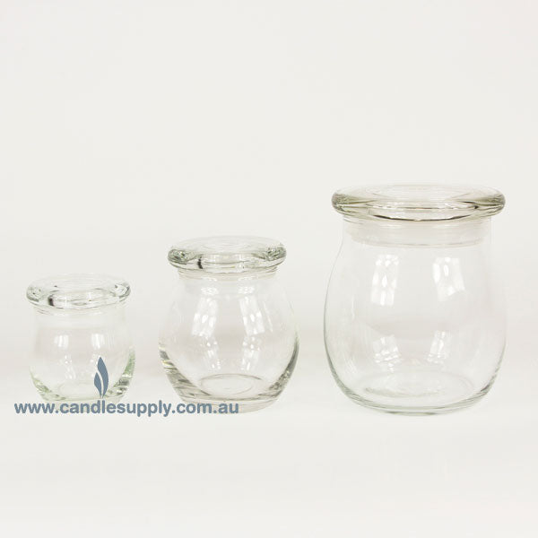 Candalina Jars - Clear Glass - Large