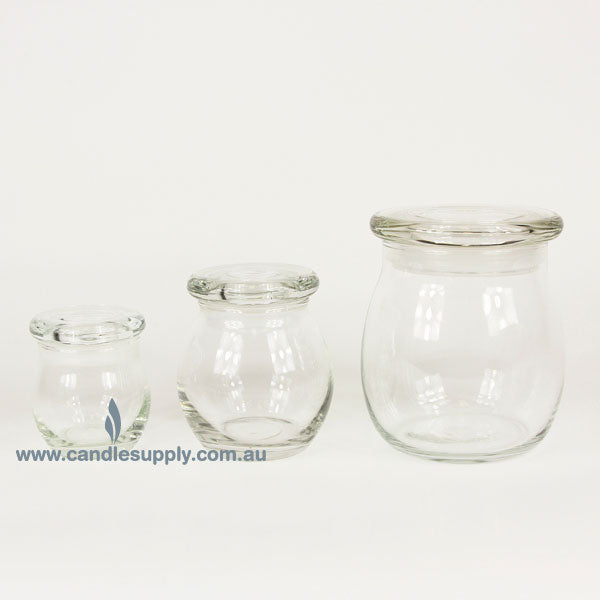 Candalina Jars - Clear Glass - Large