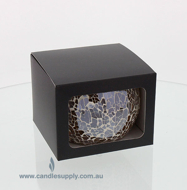 Mosaic - Gift Box - MEDIUM - BLACK - WINDOW