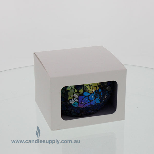 Mosaic - Gift Box - SMALL - WHITE - WINDOW