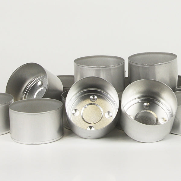 Tealights - Aluminium - European - Tall - 39mmD x 25mmH