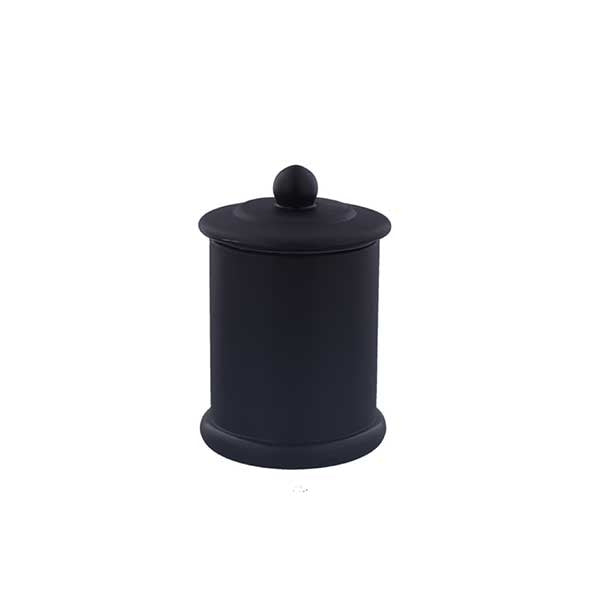 Candela Metro Jars - External Matt Black - Knob Lid - Medium