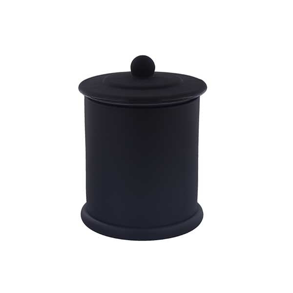 Candela Metro Jars - External Matt Black - Knob Lid - X-Large