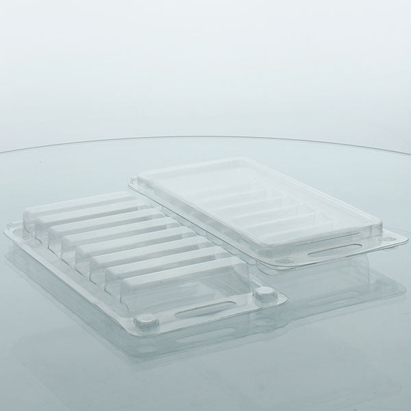 Clam Shell Melt Mould - 8 Cavity 75g - BARS