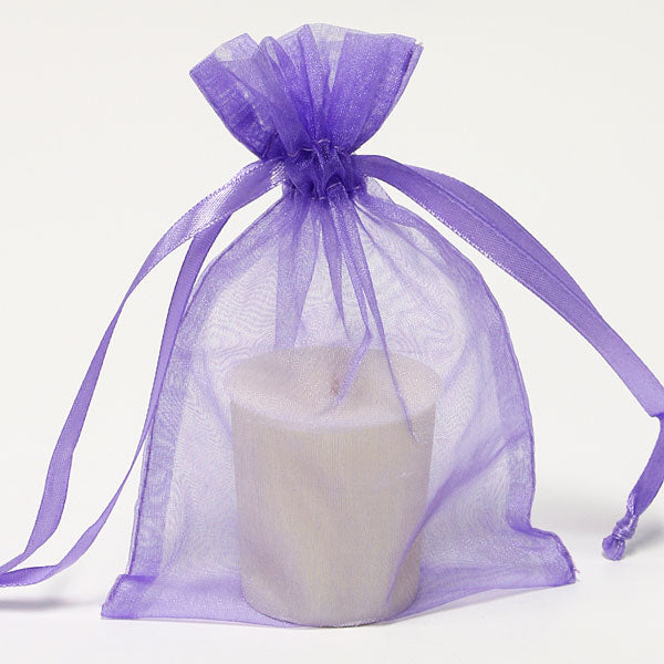 Organza Bags Lavender Medium 150mmL x 100mmW