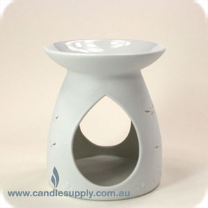 Luminous Dragonfly - White Porcelain Tealight Burner