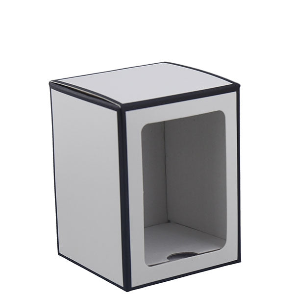 Candela Tumbler - Gift Box - Medium - WHITE/BLACK - WINDOW